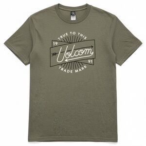 Volcom Men’s Green Graphic T-Shirt Medium NWT